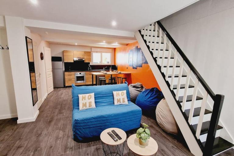 Maison, 4 à 6 pers, clim, parking privé, 2 chambres - B&B Agén