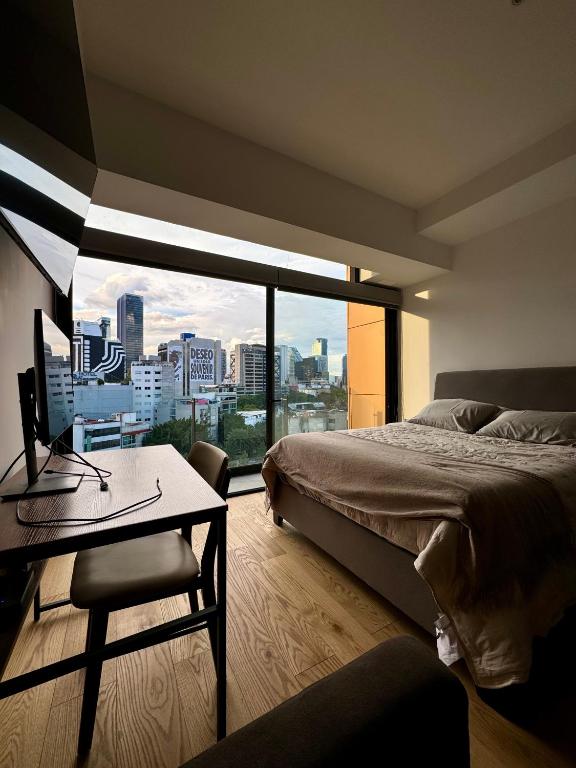 Luxury Apartment in Roma Norte With Stunning Views - B&B Ciudad de México