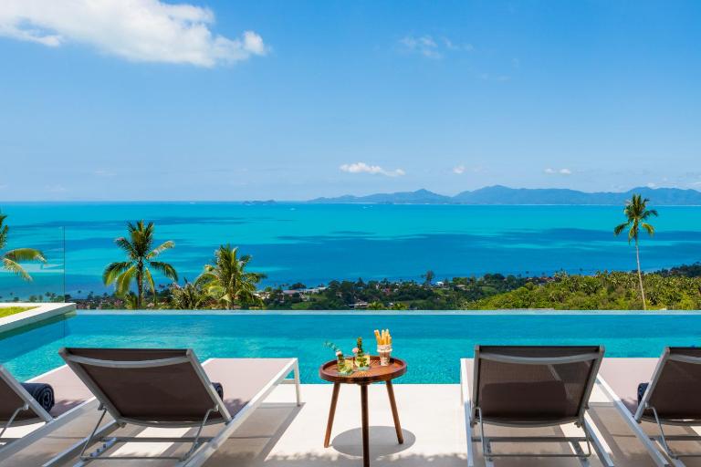 Bohemian Chic Seaview Villa - B&B Ko Samui