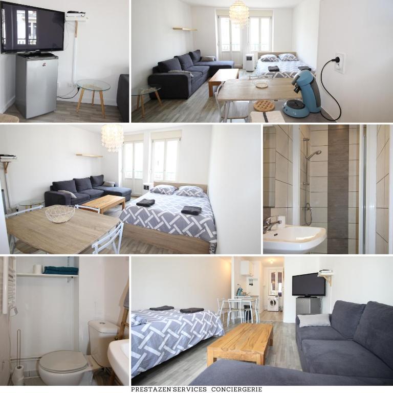Chez Simon - Verdun Centre - Studio - 1 LIT et canapé convertible - Internet et TV - 4 personnes - Géré par Presta-Zen'Services - Chambres d'hôtes Verdun