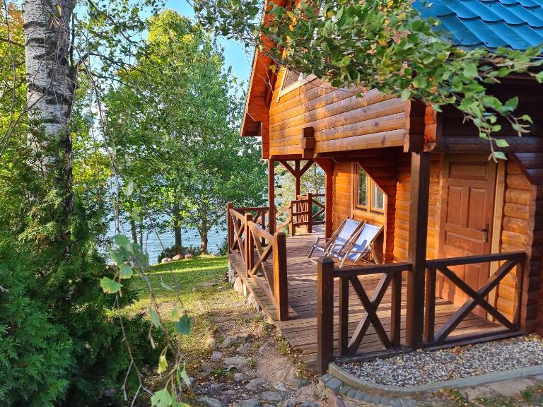 Domek Mazury Max nad jeziorem w Rynie - Ferienwohnung Ryn