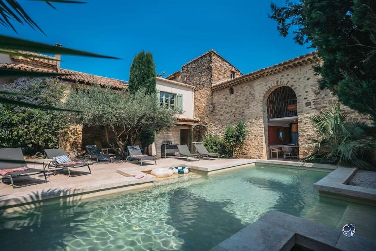 Mas Evalla, Charme, Piscine Chauffée et Vue Unique - Chambres d'hôtes Saint-Pons-la-Calm