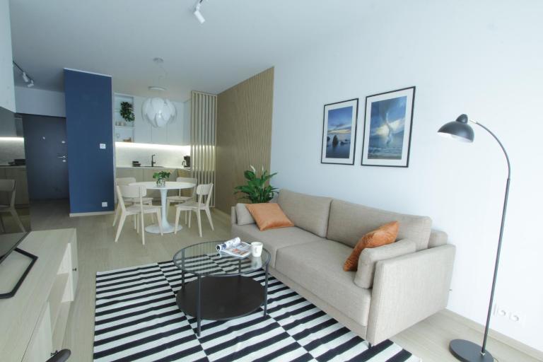 Blue apartment strict center - Chambres d'hôtes Poznan