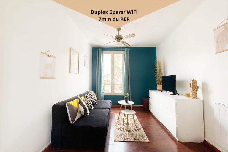 Somptueux appartement duplex proche RER - Ferienwohnung Villemomble