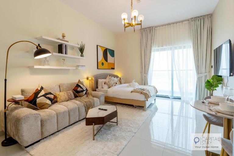 Capital Stay - Cozy Studio in Liwan Dubai - B&B Dubái