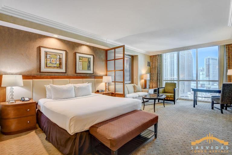 MGM Signature-14-619 Strip View Jacuzzi Studio - Chambres d'hôtes Las Vegas