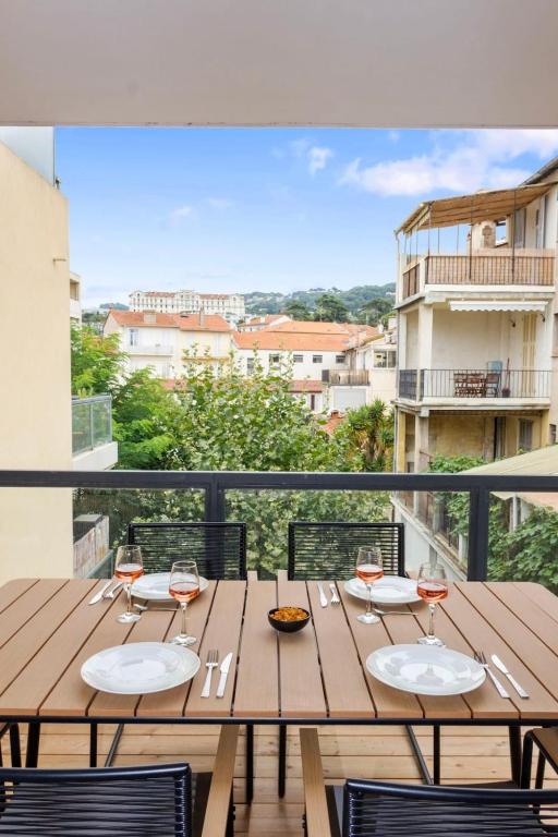 Le Prince - Quiet - Parking - Hypercenter - AC - Ferienwohnung Cannes