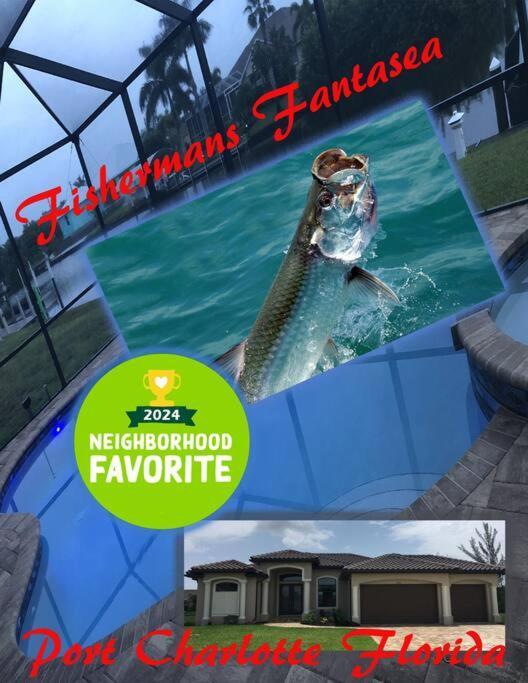Luxury Waterfront Home With Heated Pool & Hot Tub - B&B Port Charlotte
