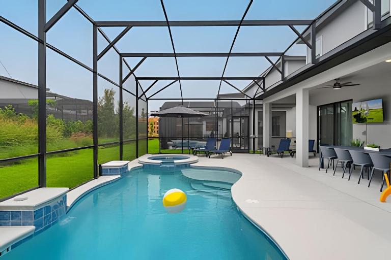 Casa 6Q Luxo c/ Piscina, Game Room e Cinema - Bed and Breakfast Orlando