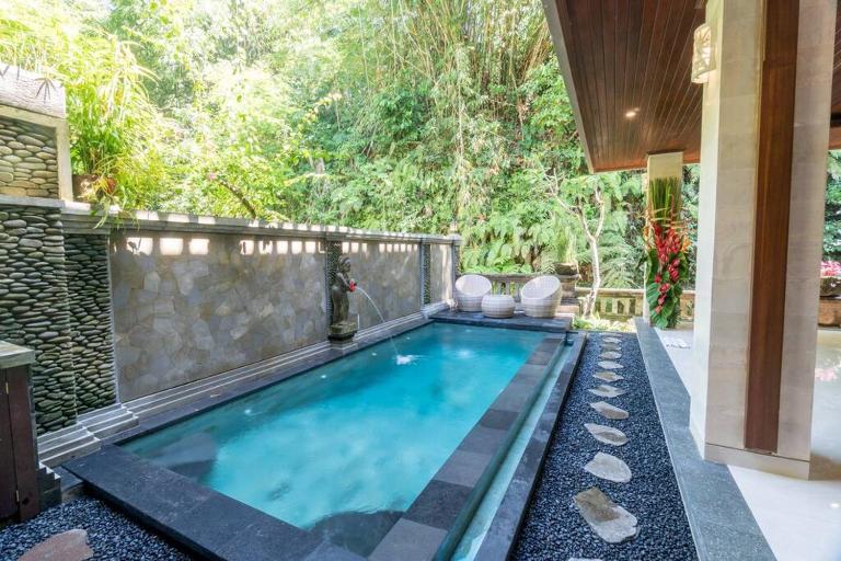 Ubud River Villa, Pool, River View - B&B Ubud