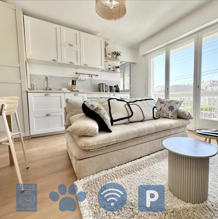 François - Appart lumineux avec Parking et Balcon Face aux Dunes de Berck - B&B Berck
