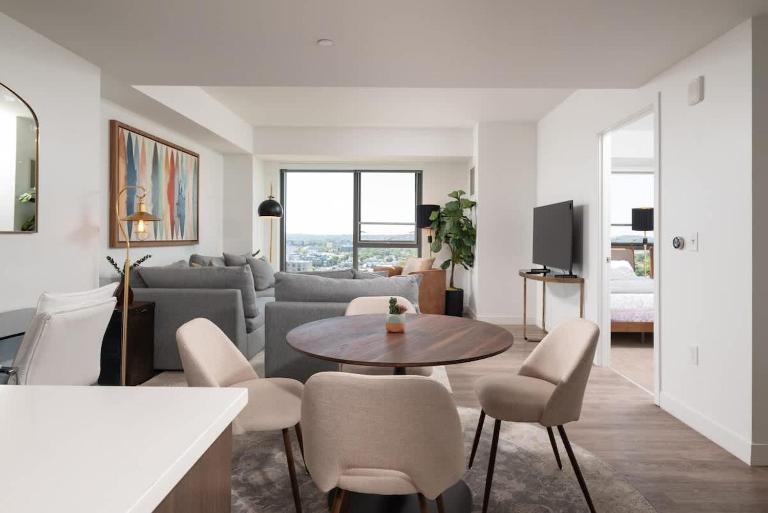 Upscale 1BR MIT Harvard WiFi Gym W D Parking - B&B Cambridge