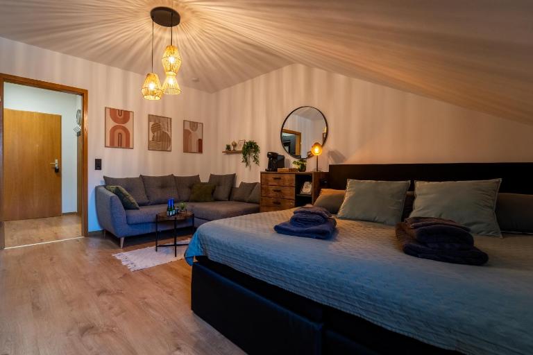 Großer Arber, Wandern & Sauna, Gemütliches Apartment im Nationalpark Bayerischen Wald - B&B Lindberg