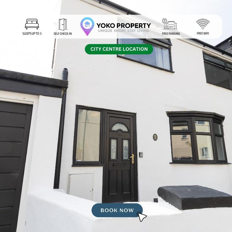 Charming House - 3 minute's walk to the beach - Free Parking, Smart TV and Fast Wifi by Yoko Property - B&B Redcar