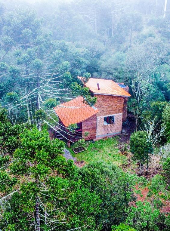 Cabana na Floresta Rincão Fortaleza - Lareira, Natureza, próxima ao Canyon Fortaleza - B&B Cambará do Sul