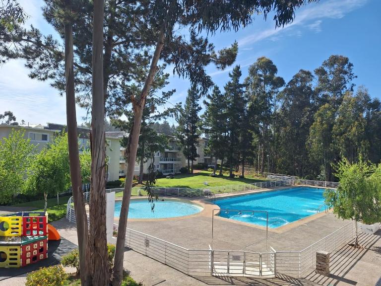 Hermoso Departamento de Descanso y Relajo En Condominio Quebrada La Candelaria Algarrobo - B&B Algarrobo