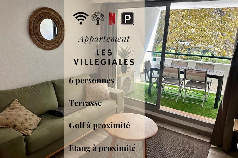 085 - Les Villégiales - 4 pers - Piscine - Golf - Chambres d'hôtes La Grande-Motte