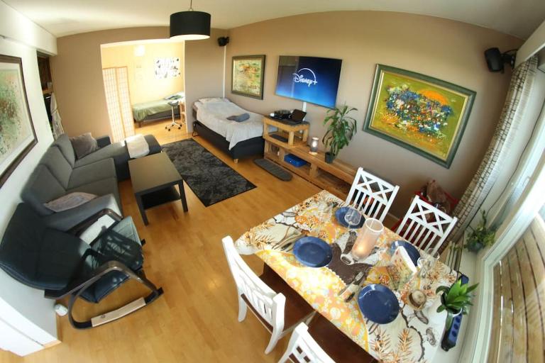 Peaceful City Apartment with Sauna & Balcony - B&B Rovaniemi