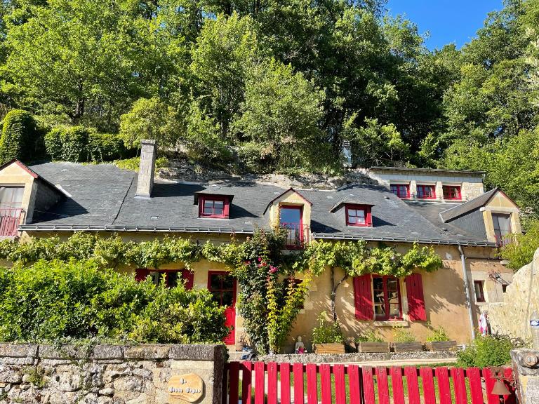 Le Petit Nid du Vieux Logis Ravissante Suite dans vallée troglodyte - B&B Saint-Épain