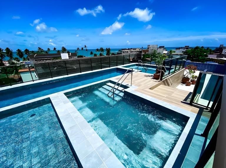 Flat Porto Blue 103 - Centro Porto de Galinhas - B&B Puerto de Gallinas