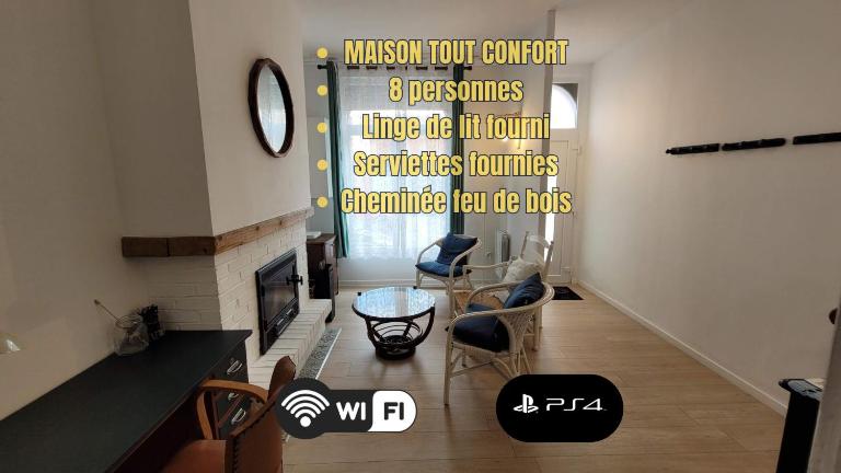 Maison 8 personnes Louvre Bollaert WIFI PS4 - Chambres d'hôtes Lens
