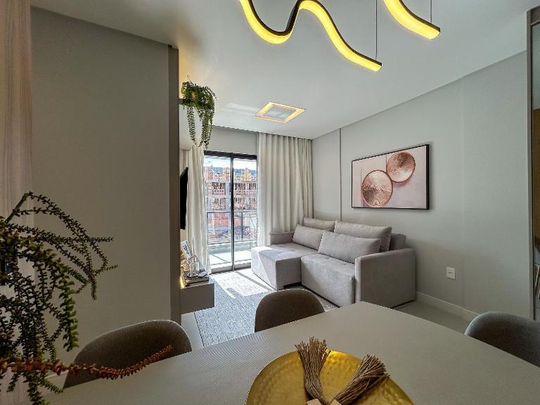 133 - Lindo apartamento na praia de Bombas - Ferienwohnung Bombinhas