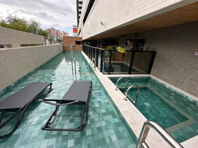 Apartamento quarto e sala a 260m da Praia - B&B Maceió