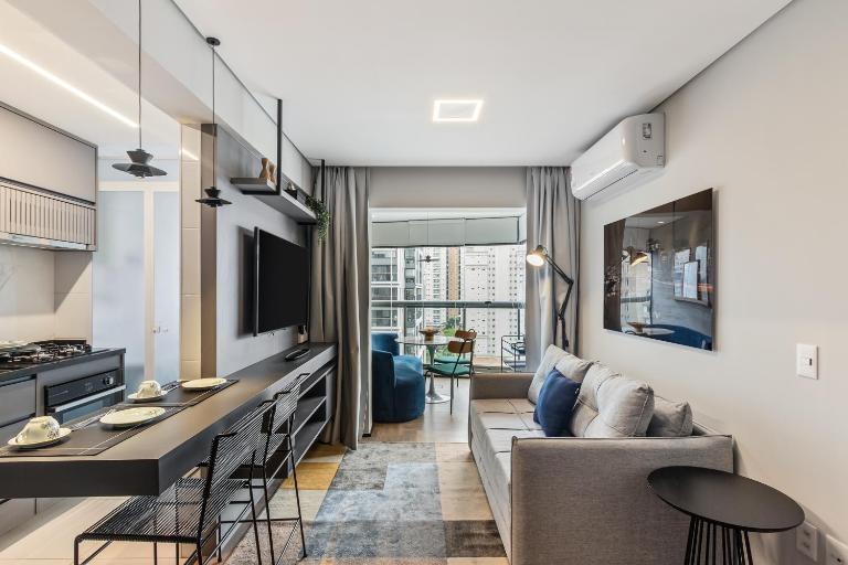 Magnífico Apto Luxo 50m2 com Vaga Garagem - Ferienwohnung São Paulo
