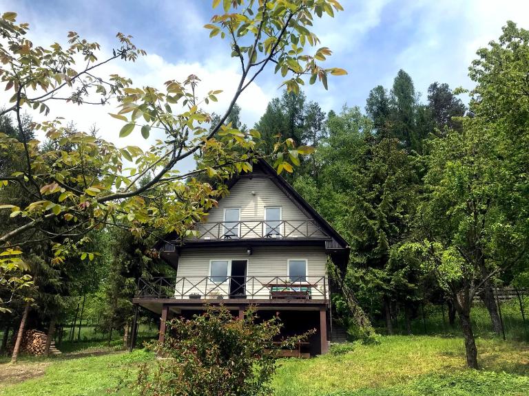 Klimatyczny dom z widokiem na Babią - kominek i ogrodzenie - B&B Maków Podhalański