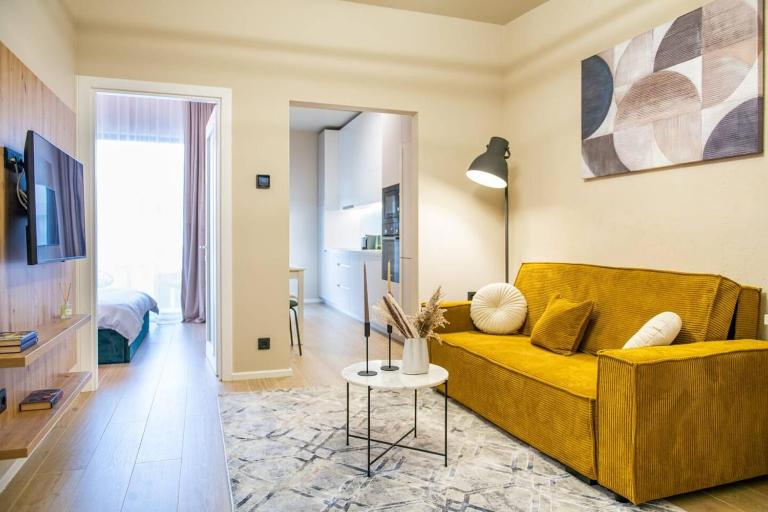 Zen Urban Studio - Private Parking, AC, Smart TV - B&B Cluj-Napoca