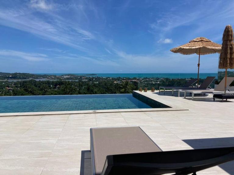Dreams, panoramic seaview villa, 2 pools - B&B Ko Samui