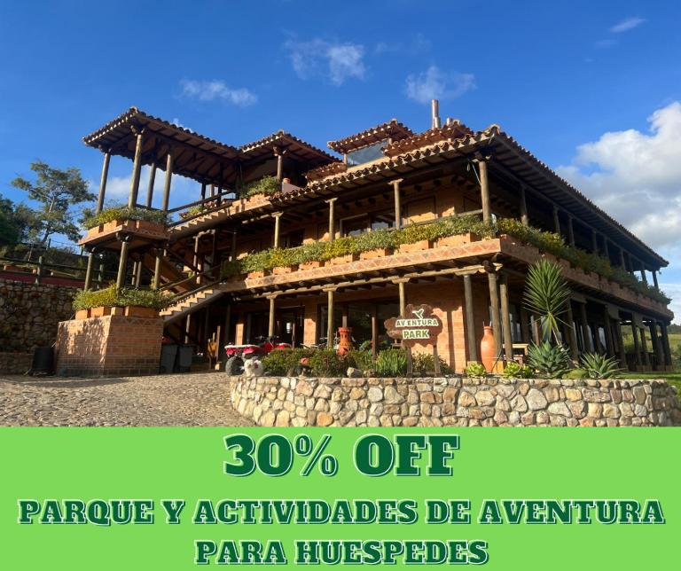 Hotel, Bungalows, Chalet y Cabañas Aventura Park Villa De Leyva La Periquera - B&B Villa de Leyva