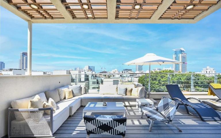 Luxury Beachfront Penthouse at Haari By HolyGuest - Ferienwohnung Tel Aviv