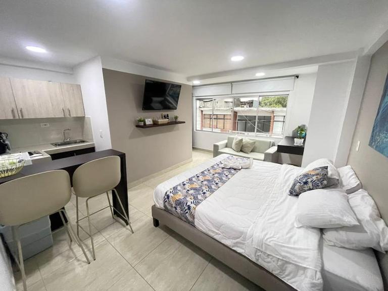 Castellana 202 - Apartaestudio loft en la Castellana Norte - B&B Armenia