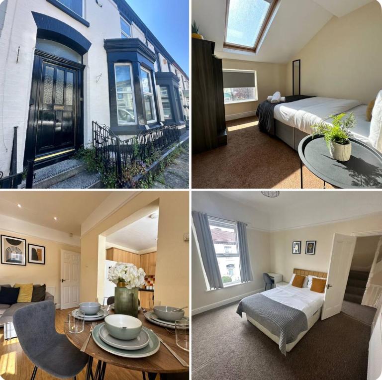 Modern 5 Bedroom House Near Lark Lane - Chambres d'hôtes Liverpool