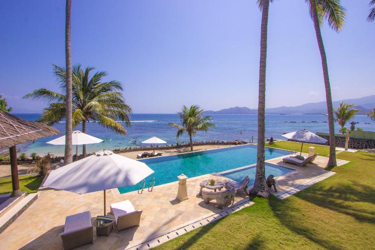 Oceanfront Citakara Sari Villas - Ferienwohnung Candidasa