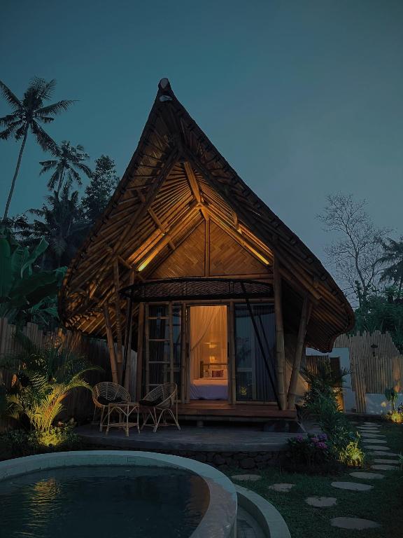Bethewa Bali Sidemen Private Bamboo House - B&B Silebeng