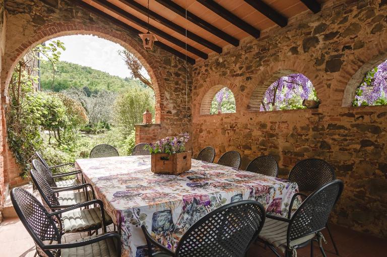 Podere Mencoini, stylish villa with private pool and olive garden - B&B Scrofiano