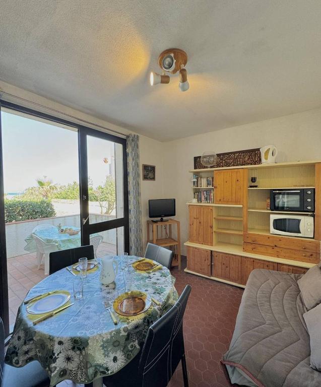 Accès direct plage - parking privé - appartement 4 personnes 4MIR7BAT8 - Ferienwohnung Le Barcarès