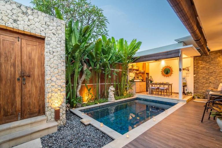 Arts Cherry Villa Dua Two-Bedroom with Private Pool Kuta - B&B Kerobokan
