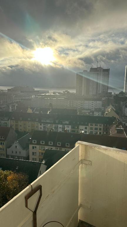 Penthouse Atmosphäre mit Meerblick FeWo am Deich 11 - Chambres d'hôtes Bremerhaven