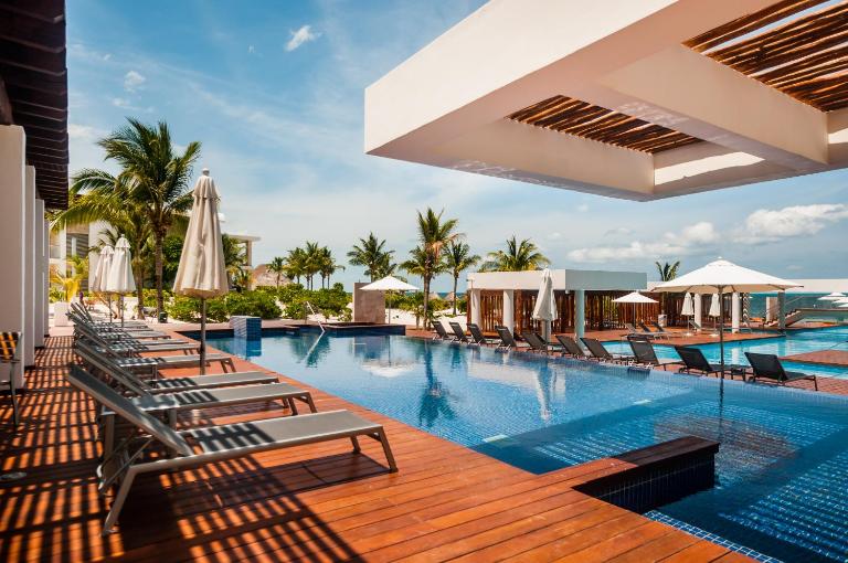 Ph en resort de lujo con acceso a la playa y todas las amenidades - Ferienwohnung Cancún