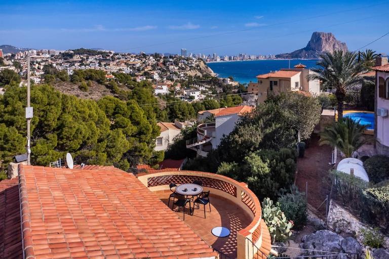 Spanish Style-Villa, heated pool & sea view - B&B Calpe
