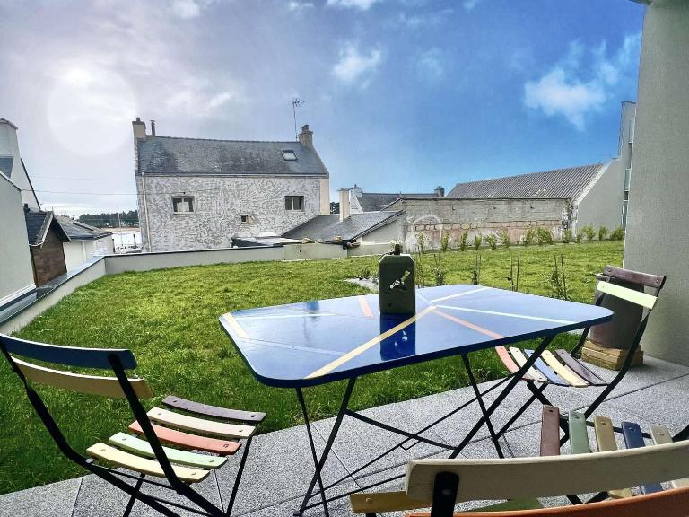 Appartement 3 pièces à Étel avec jardin, wifi et parking privé - FR-1-479-172 - Chambres d'hôtes Étel