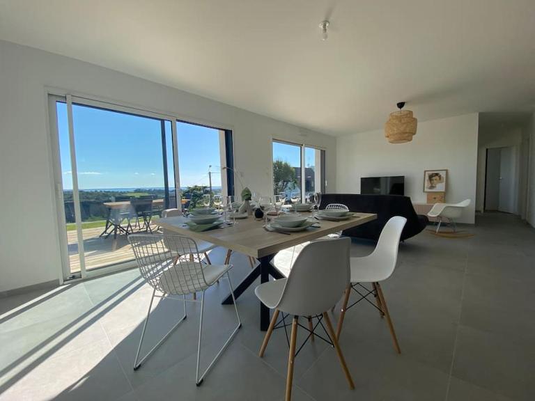 Maison neuve vue panoramique sur la mer 6 pers à Crozon - B&B Crozon
