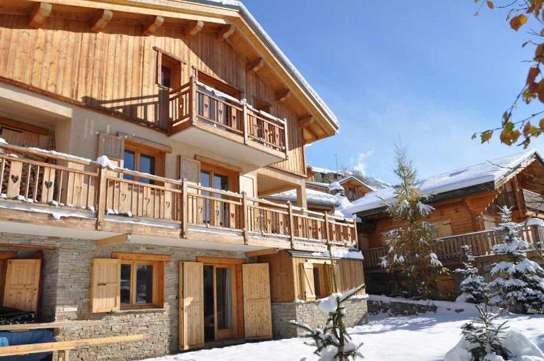 Appartement dans chalet 5 pièces, 14 pers, 4 ch, WiFi, jardin privé - Ferienwohnung Les Deux Alpes