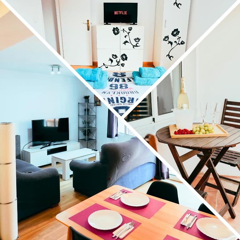 Apt Cabanyal, Beach 8 Min, Terrace, Smart TV - B&B Valencia