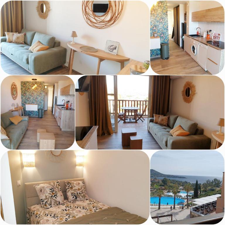 cap esterel vue mer et climatisation Bat E1 303 face aux piscines - Ferienwohnung Saint-Raphaël