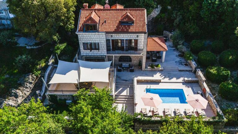 City Beach Villa with Pool and Sea View - Ferienwohnung Dubrovnik