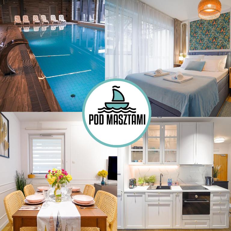POD MASZTAMI 2pok Apartament basen siłownia parking - Ferienwohnung Kolberg